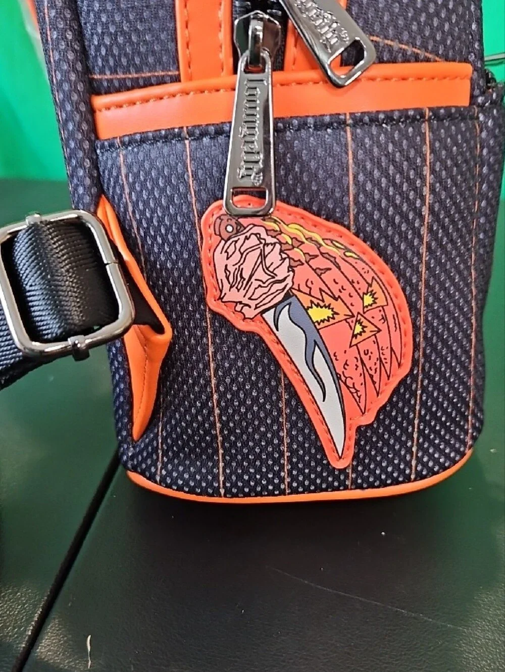 Loungefly Black & Orange Halloween Mini Backpack